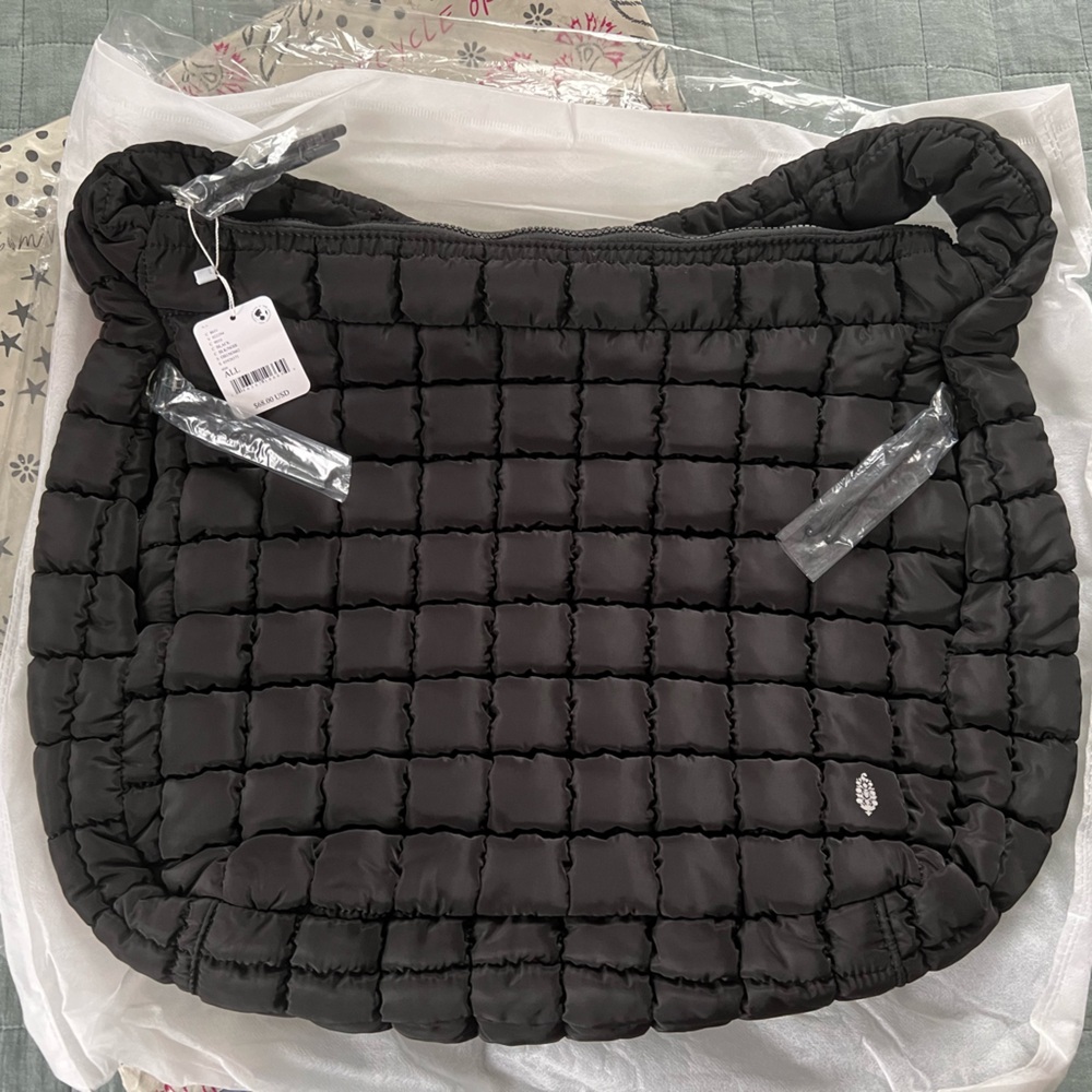 NWT Free People Quilted Carryall bag